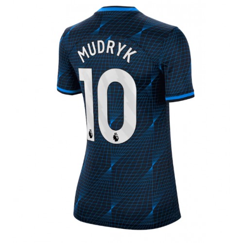 Maillot de foot Chelsea Mykhailo Mudryk #10 Extérieur Femmes 2023-24 Manches Courte
